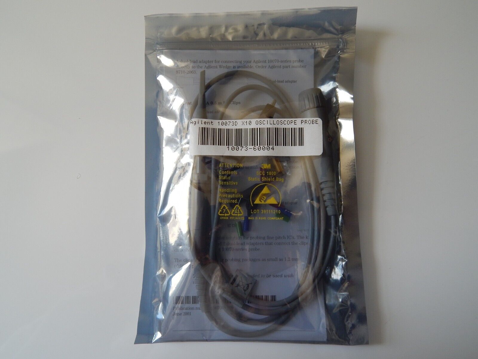Agilent Keysight 10073D 500MHz Passive Probe, brand new, 6 in stock Agilent Keysight 10073D 500MHz Passive Probe, brand new, 6 in stock